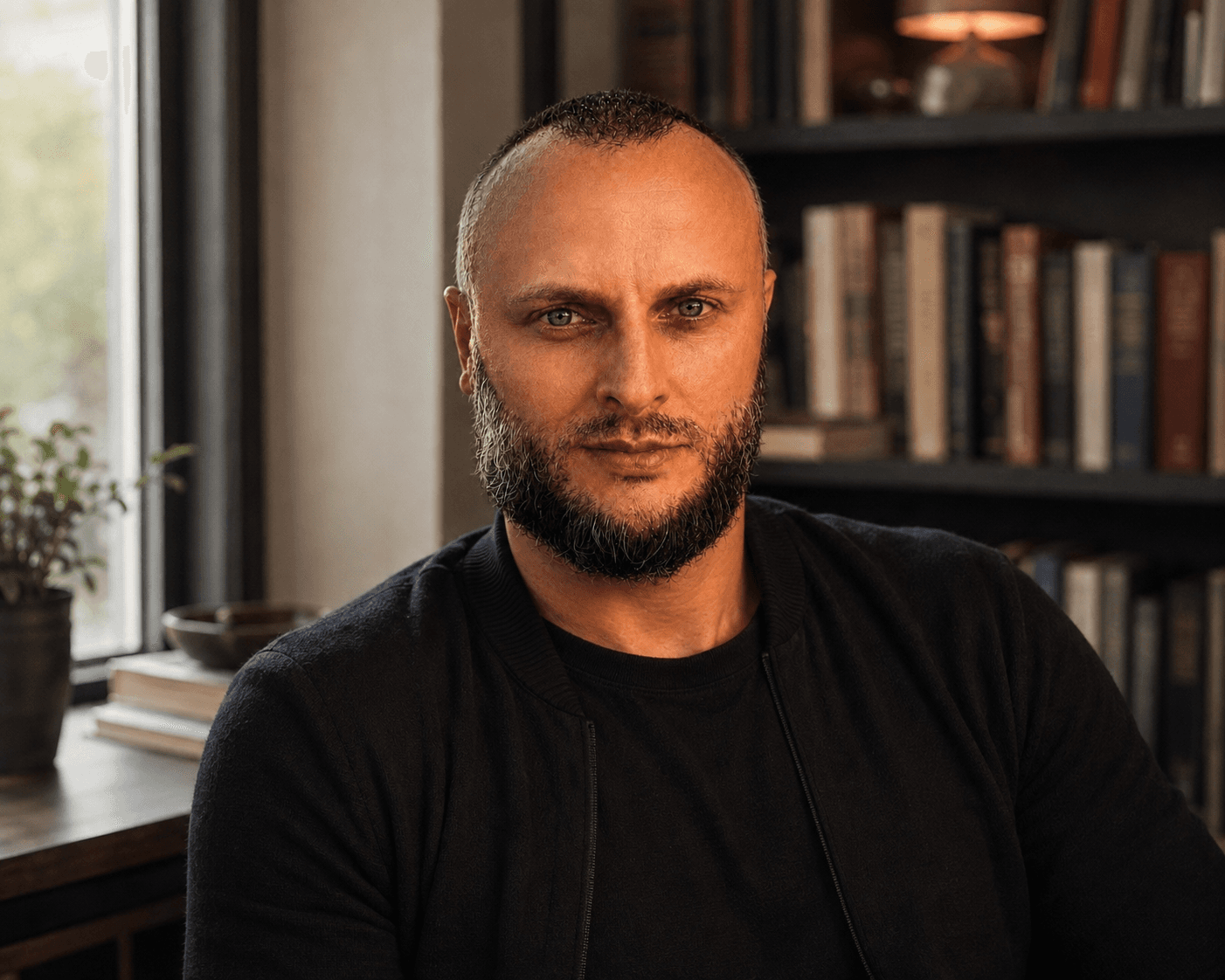 Portrait of author Alex Navor